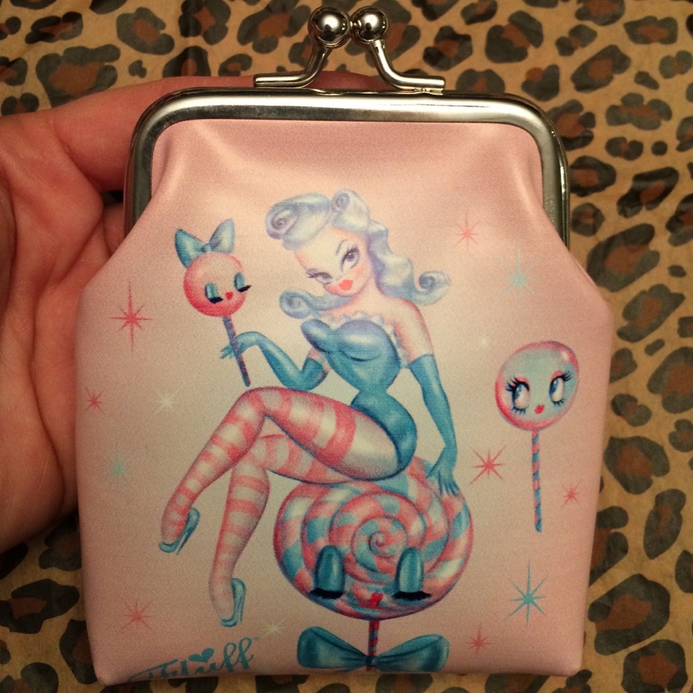 Fluff Lollipop Pinup Coin Purse